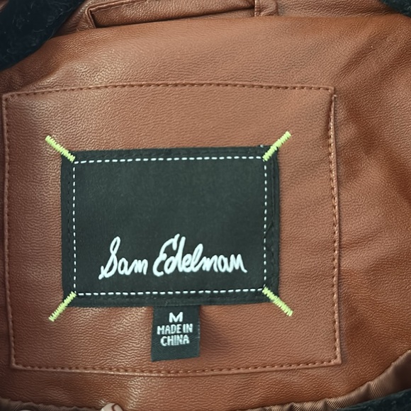 Beautiful Sam Edleman Leather Coat - Picture 2 of 5